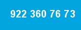 922 360 76 73 922 360 76 73
